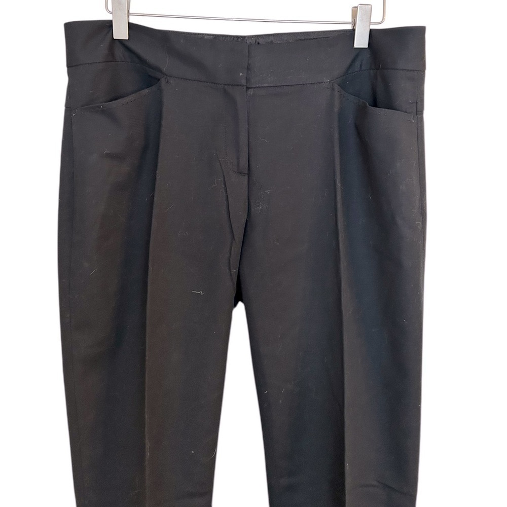 Tahari Flat Front Straight Leg Pants